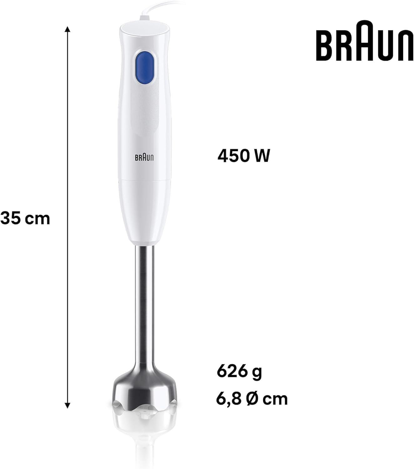 MultiQuick 1 Hand blender MQ10.202M WH