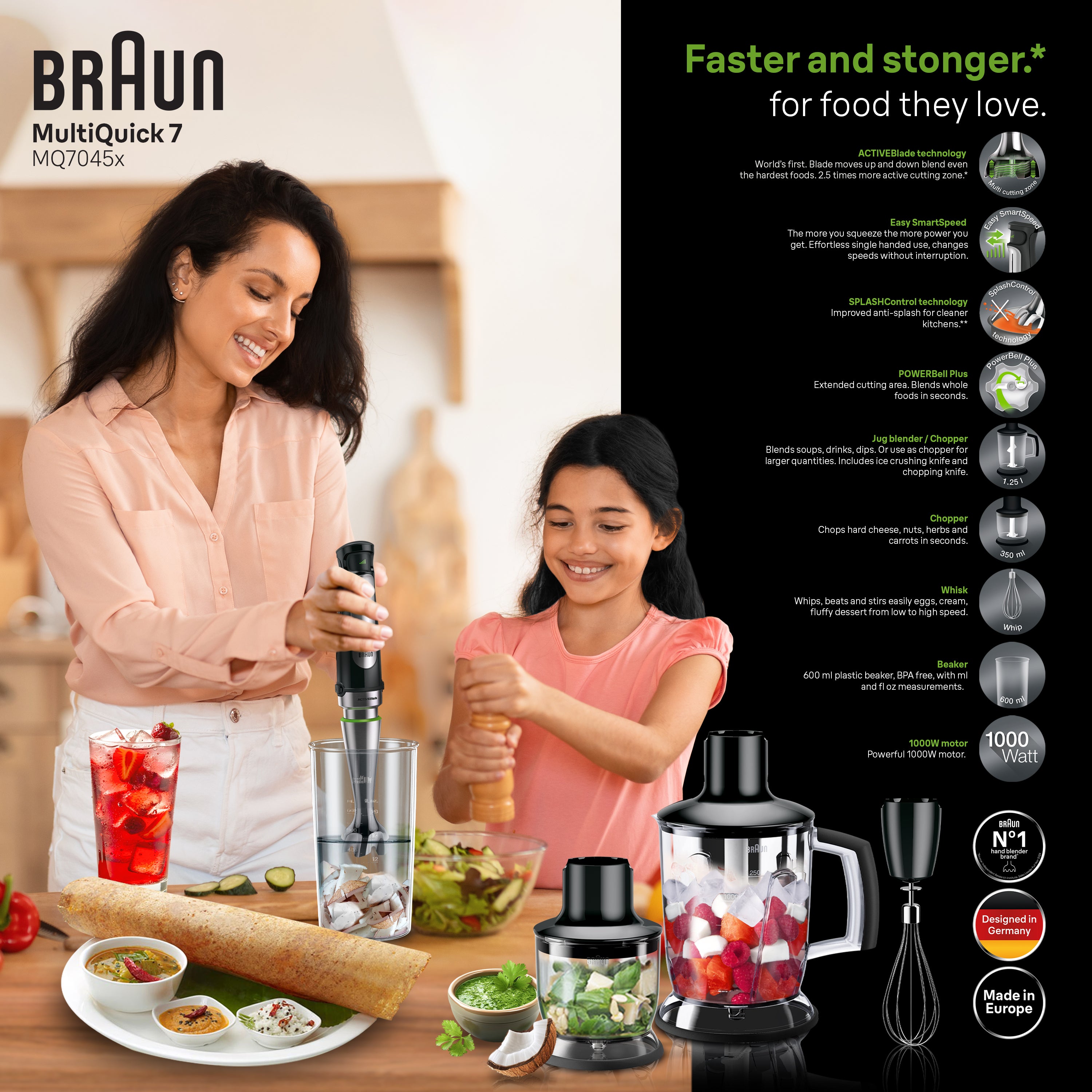 MultiQuick 7 Hand Blender MQ 7045X