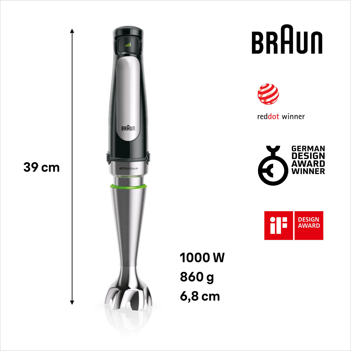 MultiQuick 7 Hand Blender MQ 7000X
