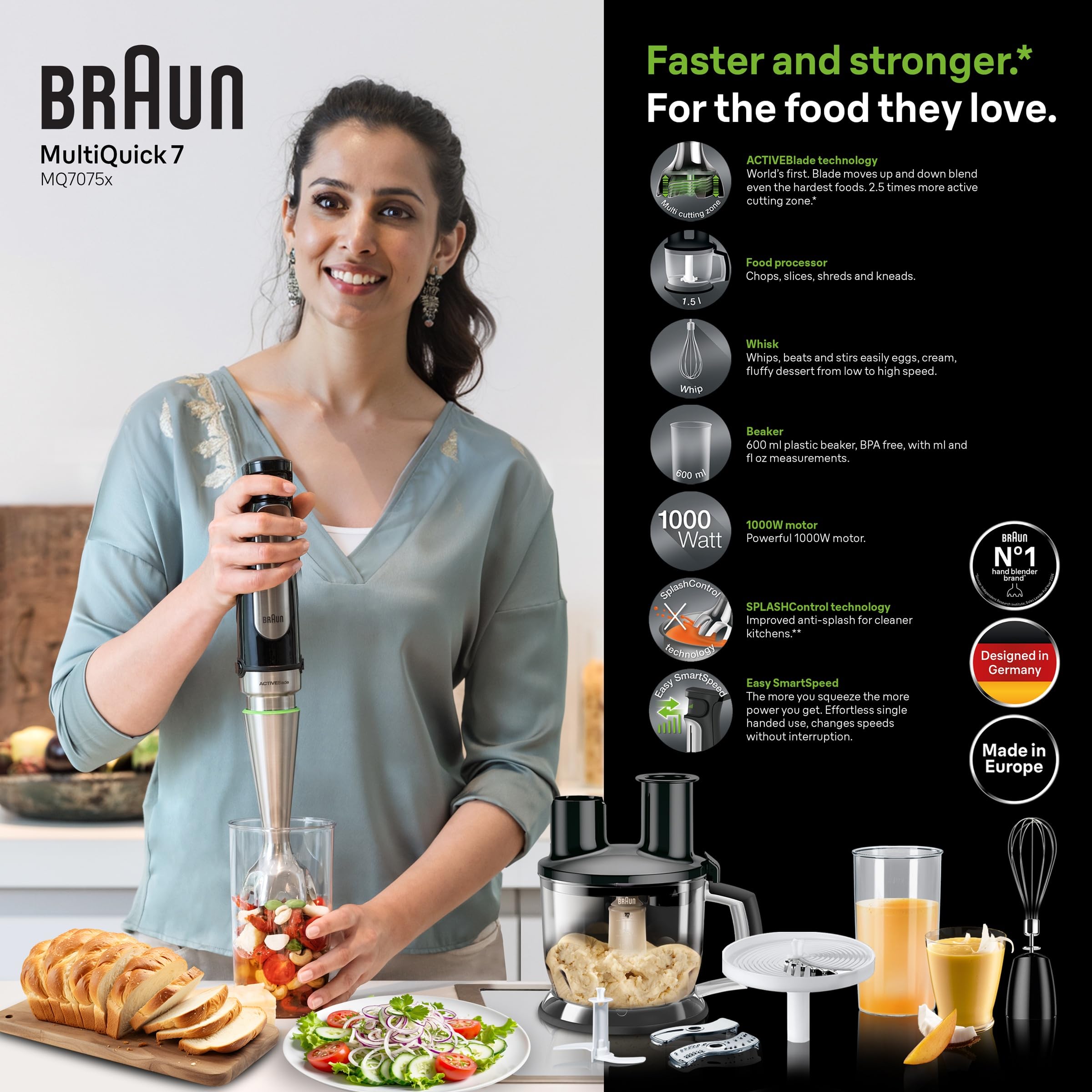 MultiQuick 7 Hand Blender MQ 7075X – Braun India