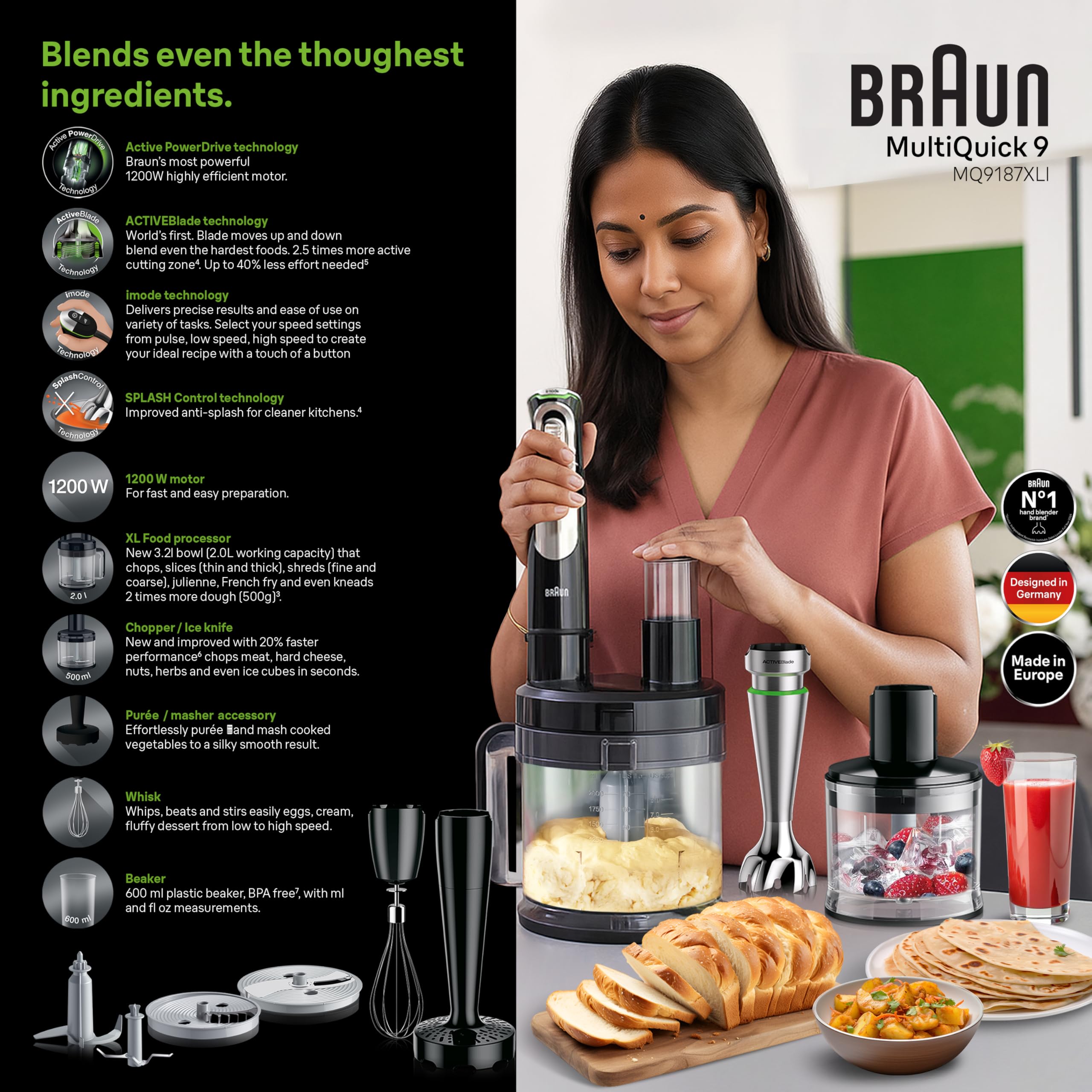 MultiQuick 9 Hand Blender MQ9187XLI