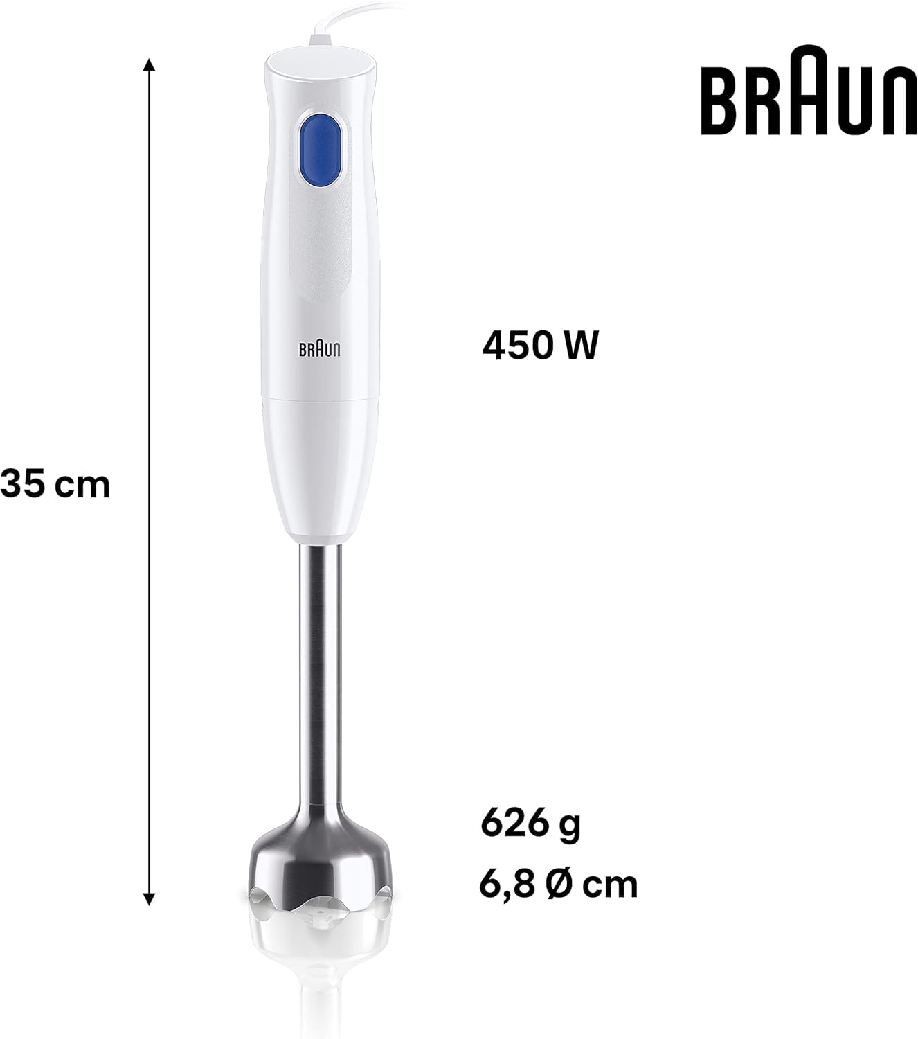 MultiQuick 1 Hand blender MQ10.001MWH