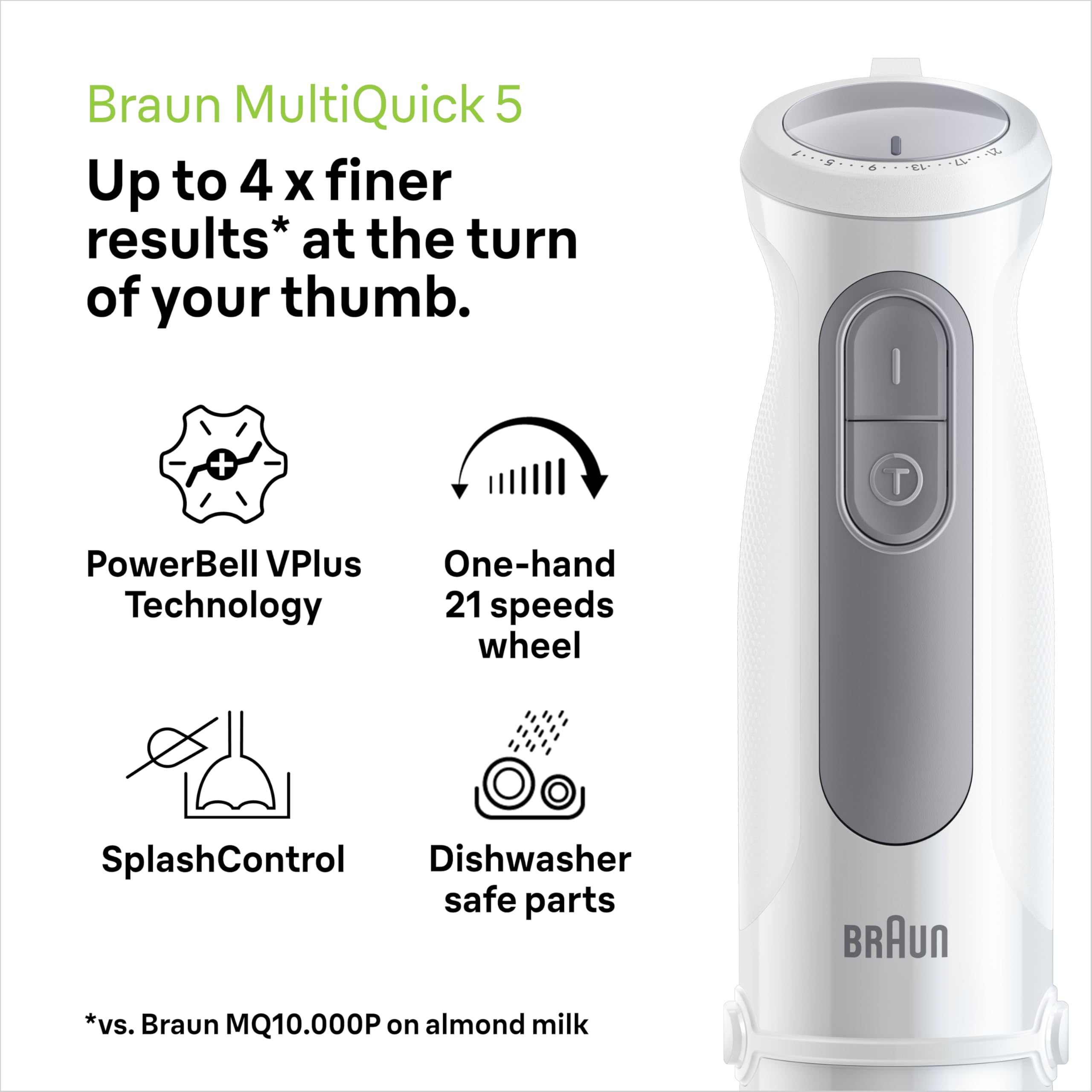 MultiQuick 5 Hand blender MQ50236M White