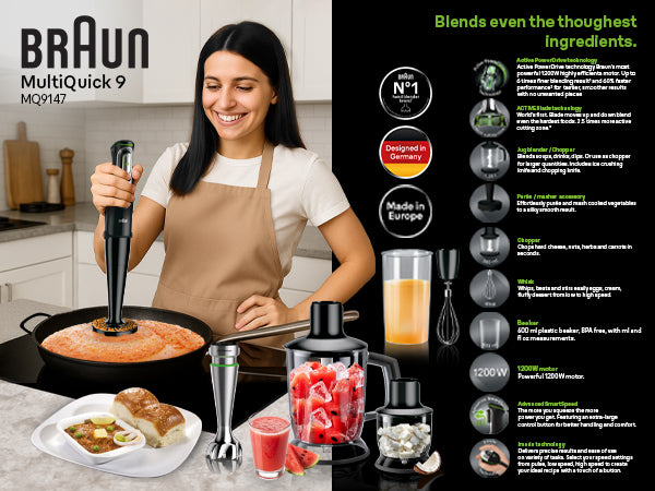 MultiQuick 9 Hand Blender MQ9147X – Braun India